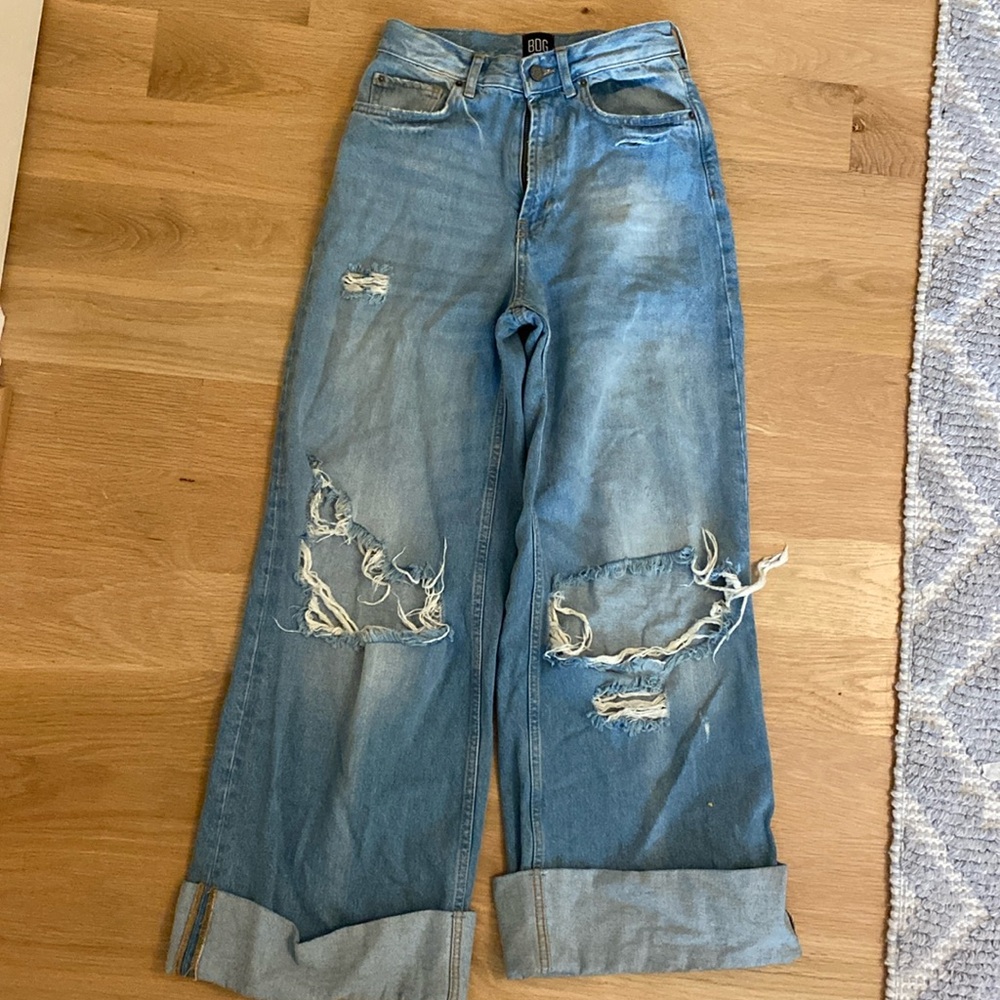 BDG cuffed boyfriend jeans, size 24